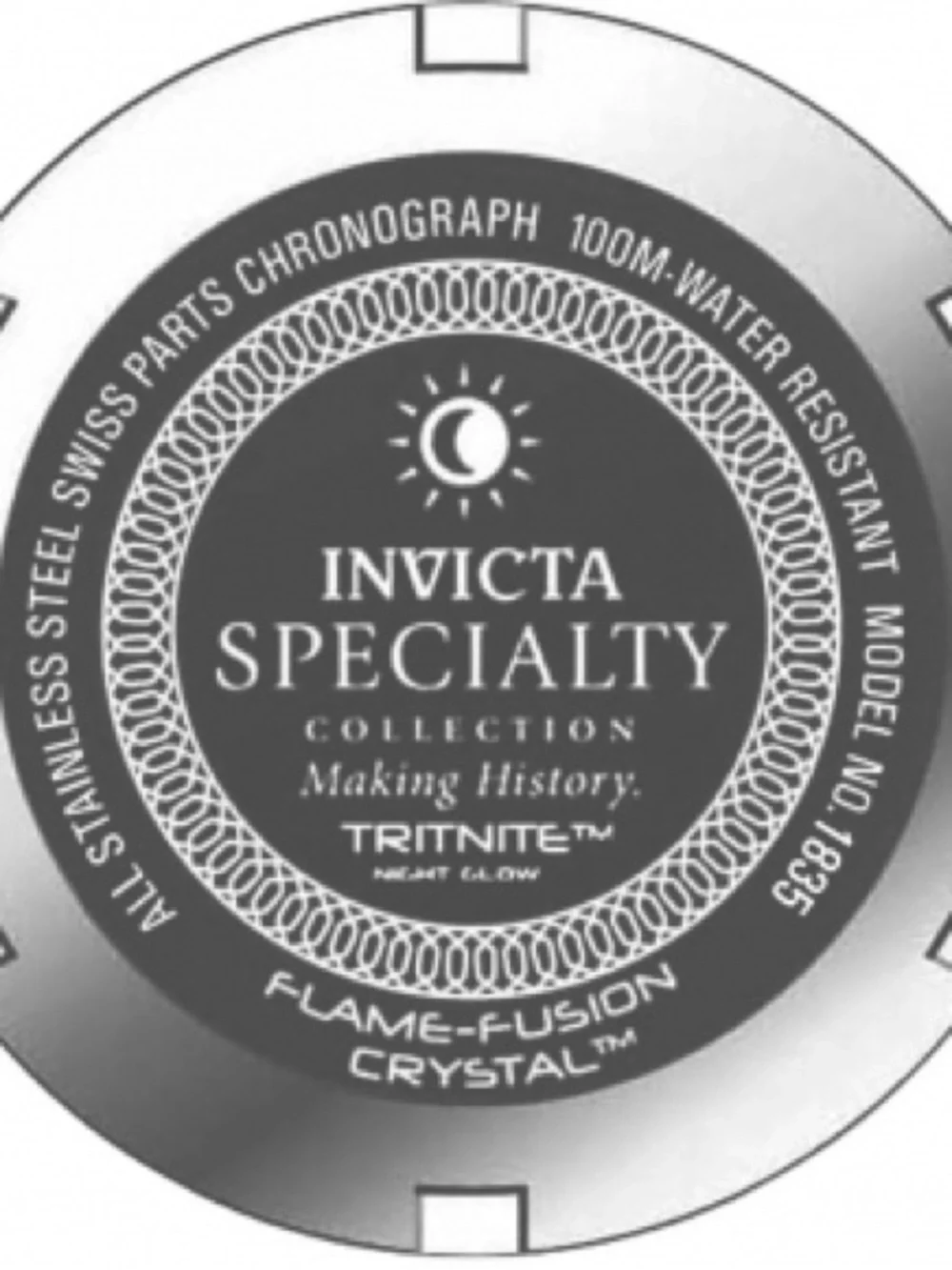 Invicta Specialty Swiss Mvmt | Date Stainless Steel Mens Watch Black Dial | NEW!